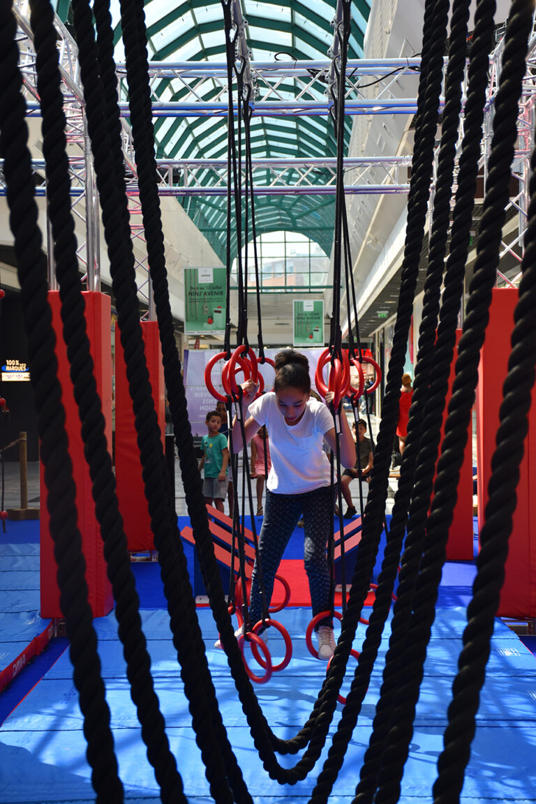 Centres commerciaux — parcours ninja
