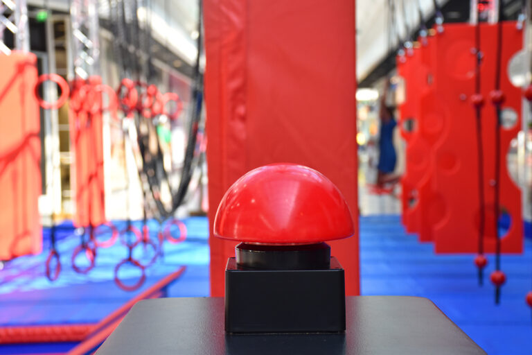 Vue d'ensemble d'un parcours ninja modulable